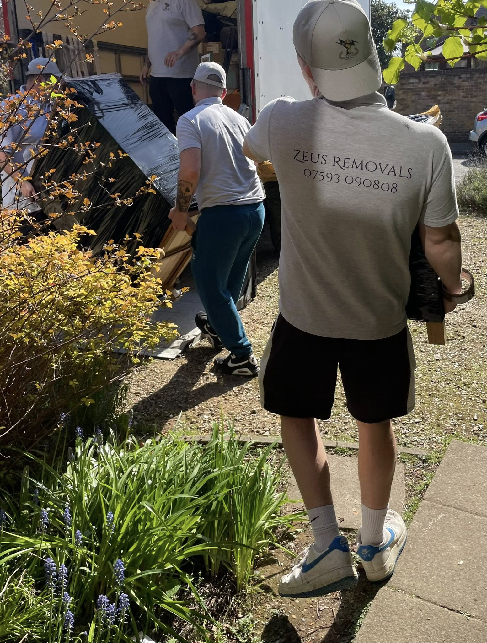 Zeus Removals team providing professional house removals in Oundle and surrounding villages