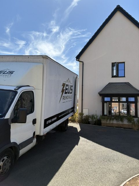 House Removals Raunds by Zeus Removals with a professional removals team preparing household belongings for moving day