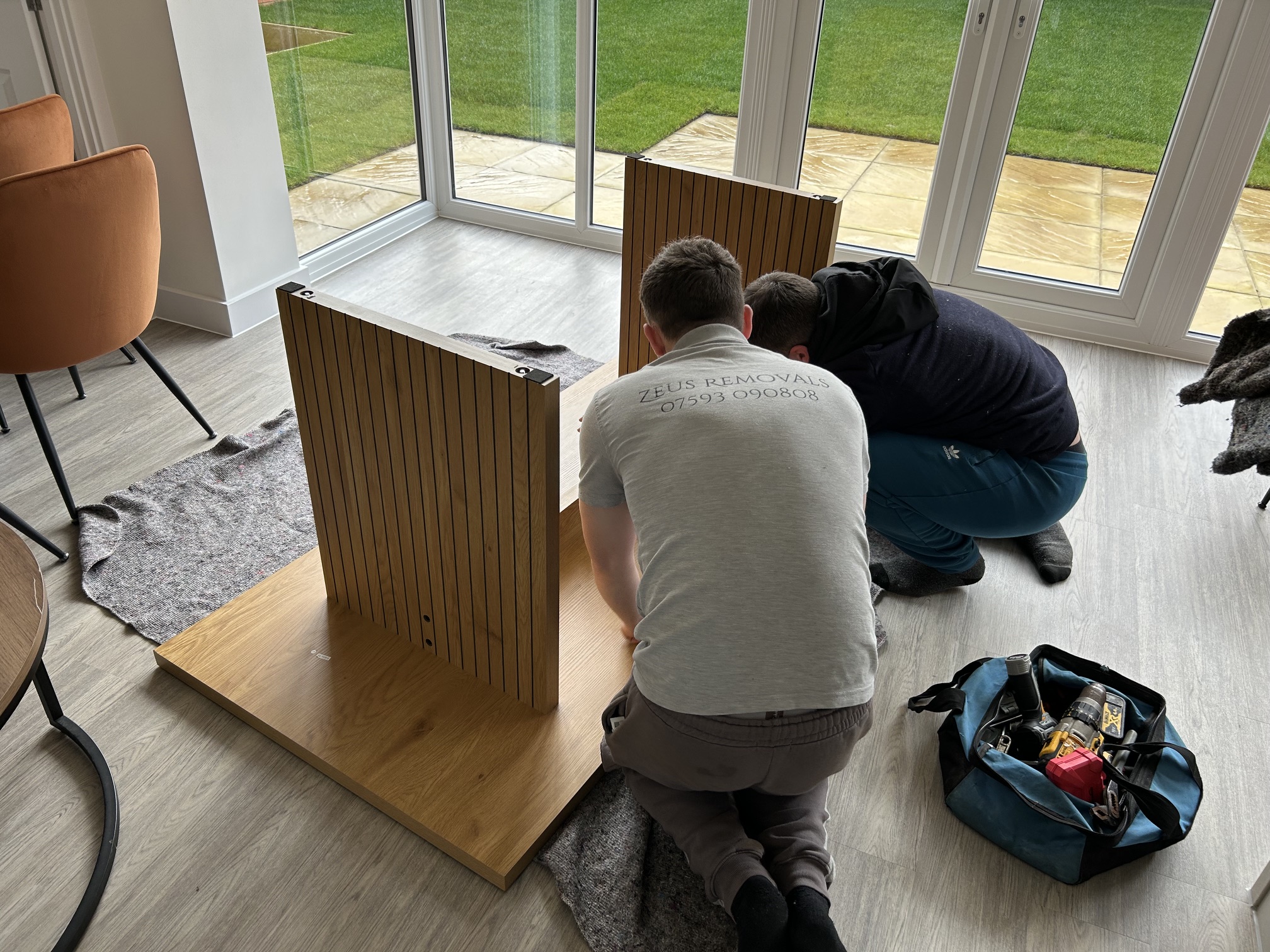 Furniture dismantling & reassembly in Northamptonshire by Zeus Removals