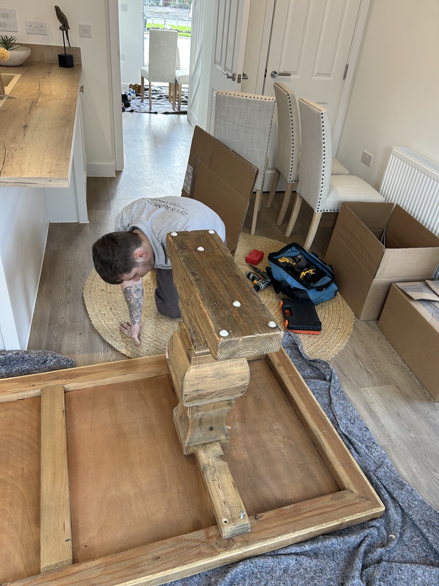 Large furniture dismantling service in Northamptonshire by Zeus Removals