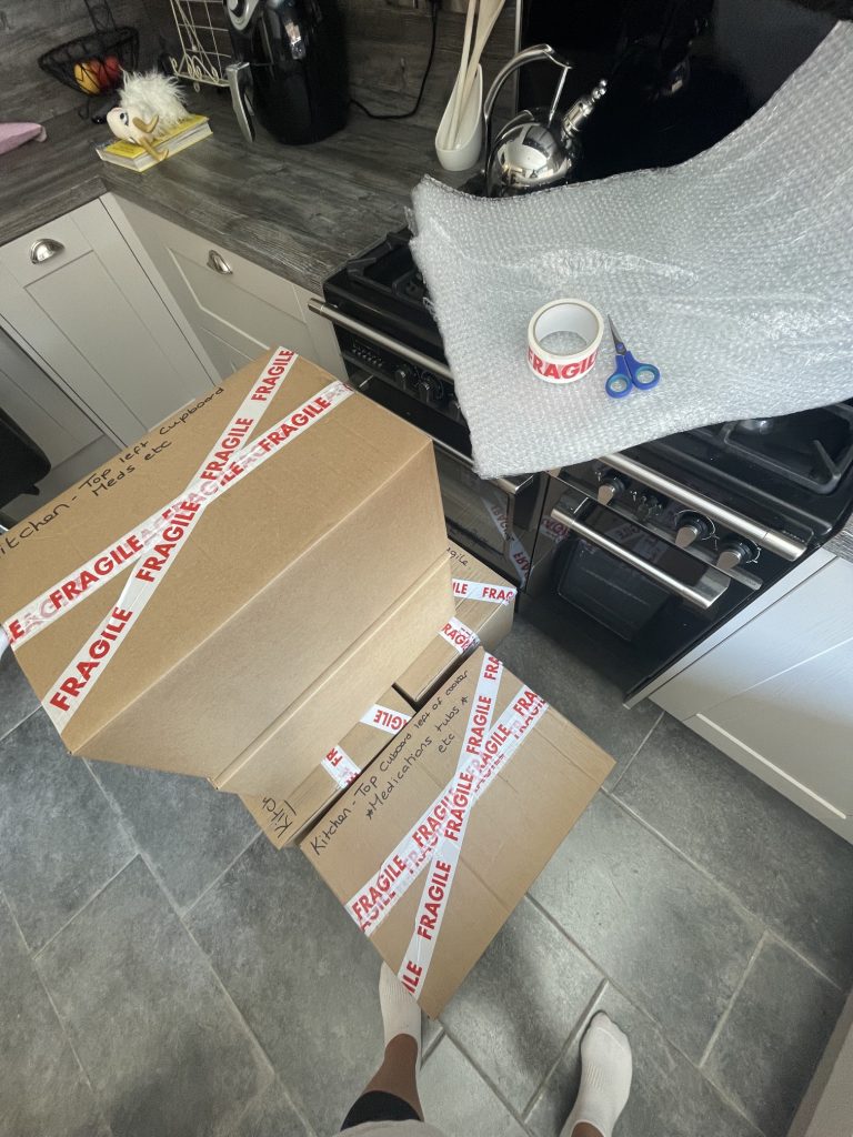 Zeus Removals team during a recent customer move