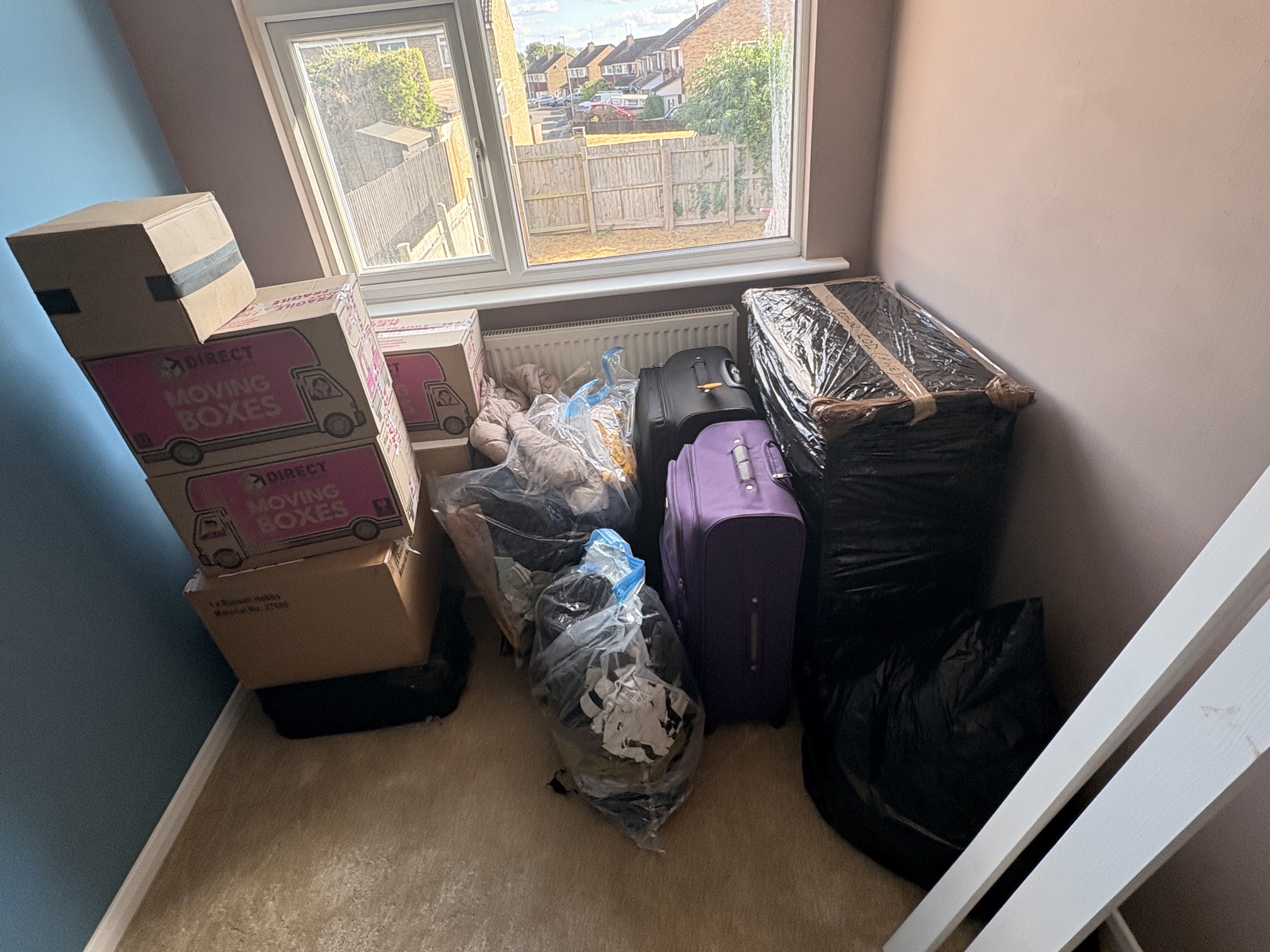 Zeus Removals team carrying out a residential move