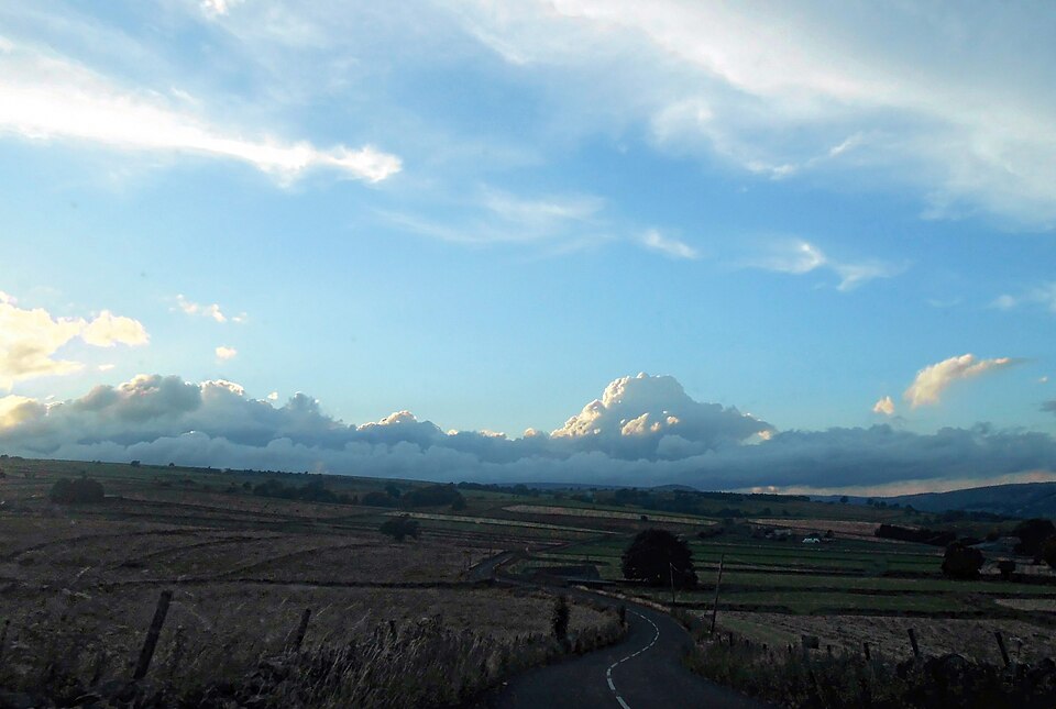 Rural landscape across the Peak District
