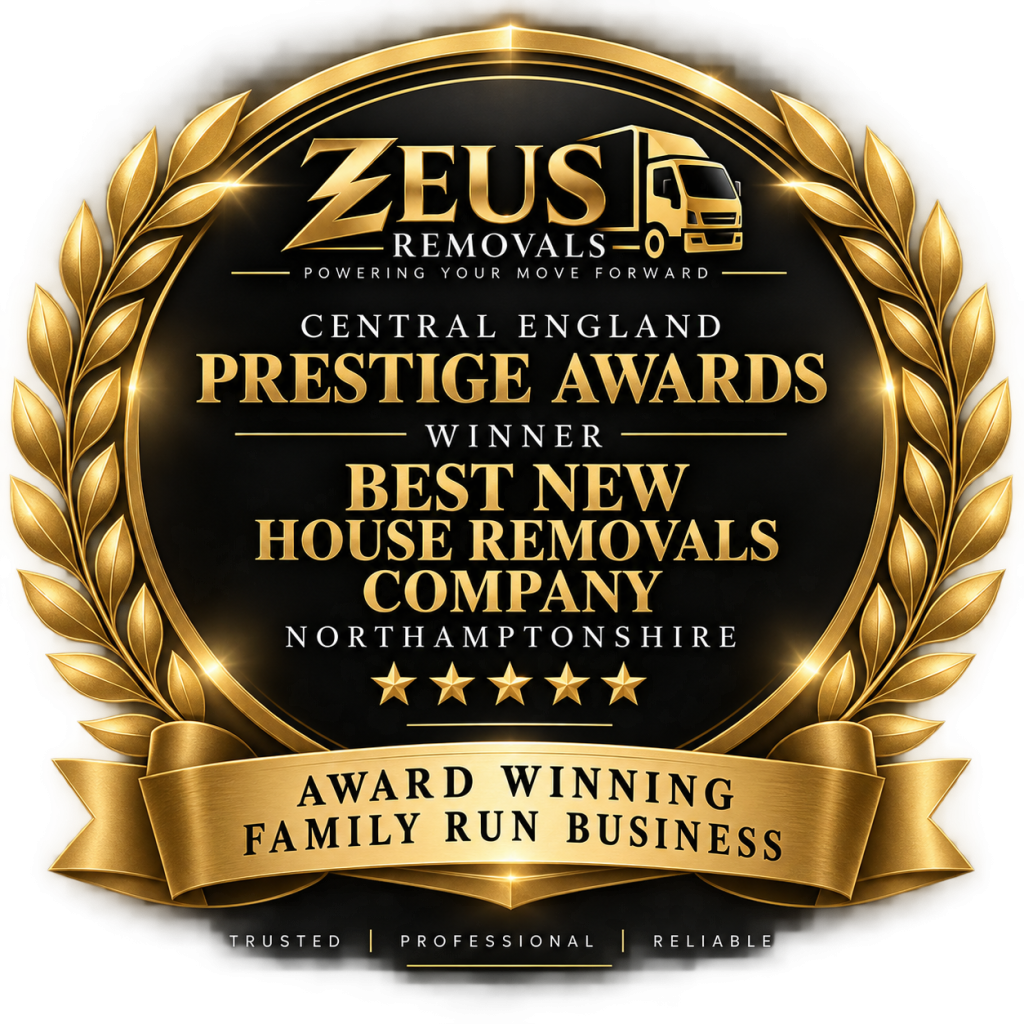 Zeus Removals award recognition badge